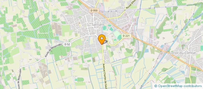 localisation de l'entreprise MONSIEUR CYRIL ANDRE  SARRIANS