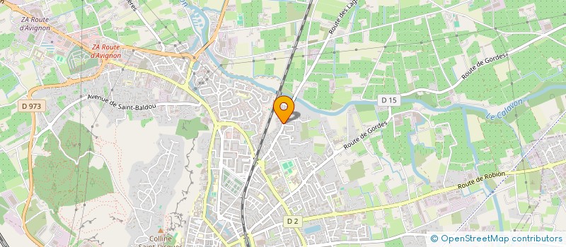 localisation de l'entreprise MONSIEUR CYRIL ANDRE  CAVAILLON