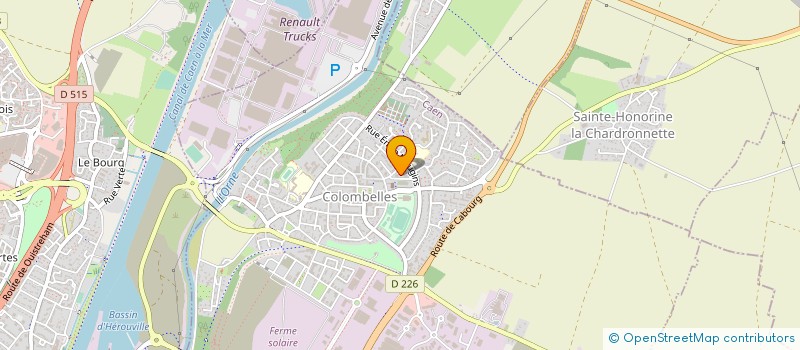 localisation de l'entreprise MONSIEUR CYRIL ANDREYITCH  COLOMBELLES