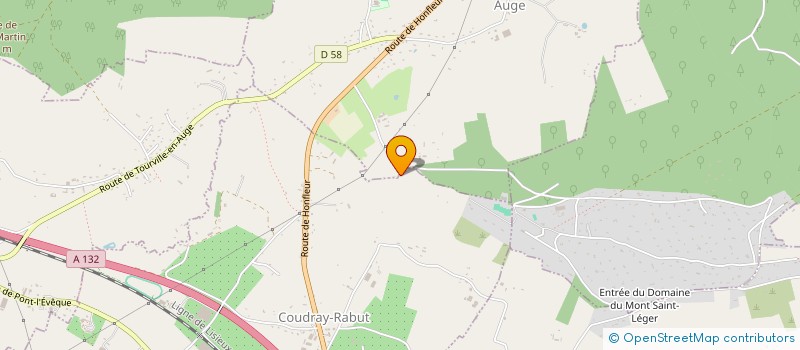 localisation de l'entreprise MONSIEUR CYRIL ANTIGNY  TOURVILLE-EN-AUGE