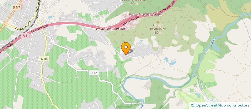 localisation de l'entreprise MONSIEUR CYRIL ARBOLA  VIDAUBAN