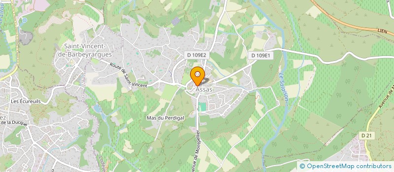 localisation de l'entreprise MONSIEUR CYRIL ARGAUD à ASSAS