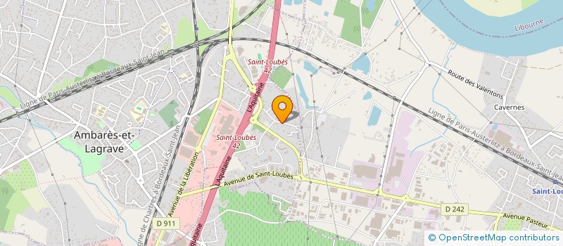 localisation de l'entreprise MONSIEUR CYRIL ARNAUD  AMBARES-ET-LAGRAVE