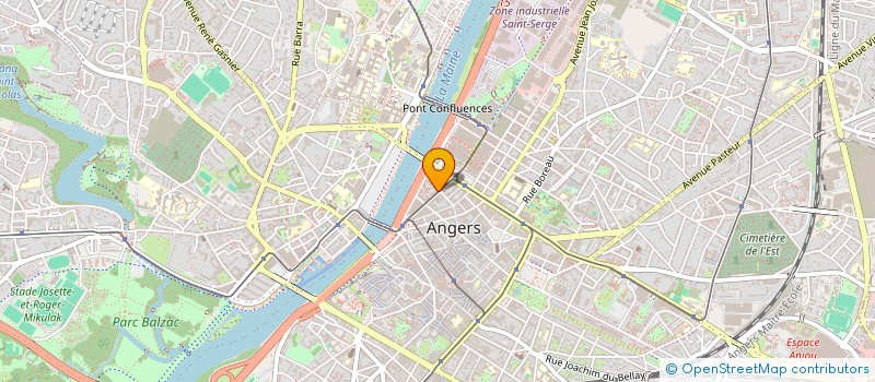 localisation de l'entreprise MONSIEUR CYRIL AUBERT à ANGERS