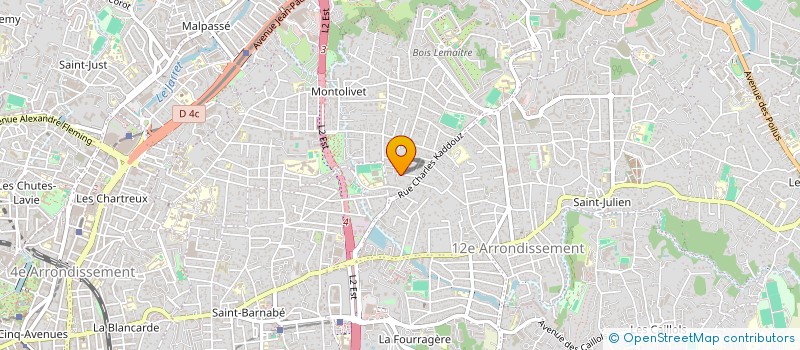localisation de l'entreprise MONSIEUR CYRIL AYFER à MARSEILLE 12EME