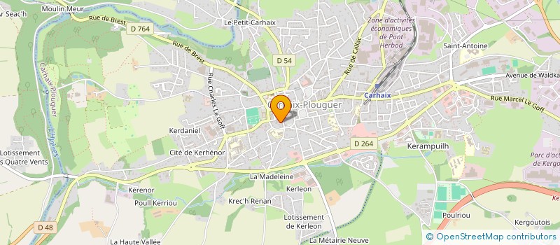 localisation de l'entreprise MONSIEUR CYRIL AZEROUAL à CARHAIX-PLOUGUER