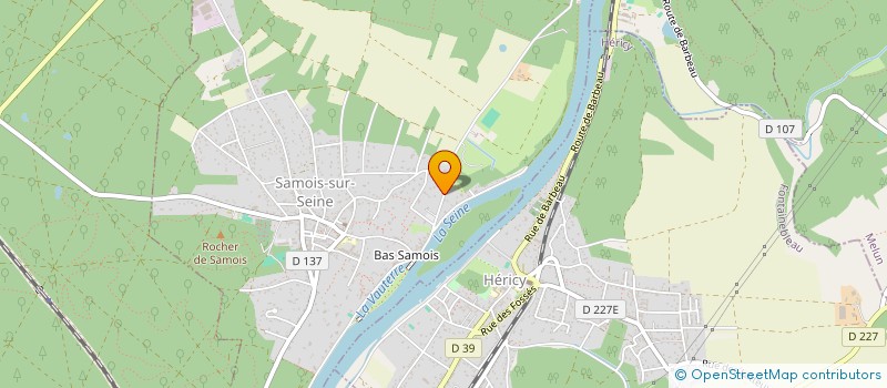 localisation de l'entreprise MONSIEUR CYRIL BAILLEUX  SAMOIS-SUR-SEINE