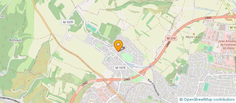 localisation de l'entreprise MONSIEUR CYRIL BAILLY  DAIX