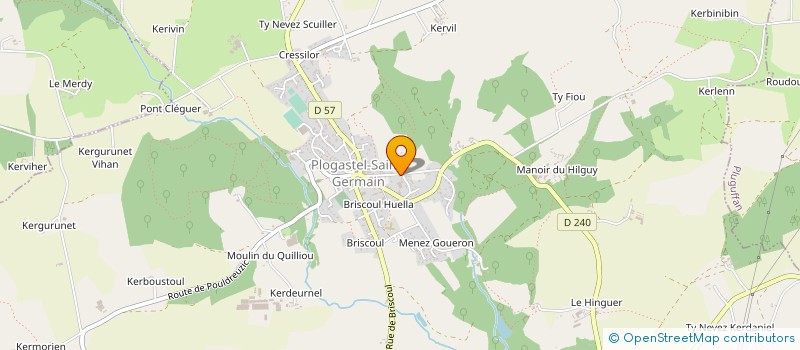 localisation de l'entreprise MONSIEUR CYRIL BALANNEC à PLOGASTEL-SAINT-GERMAIN