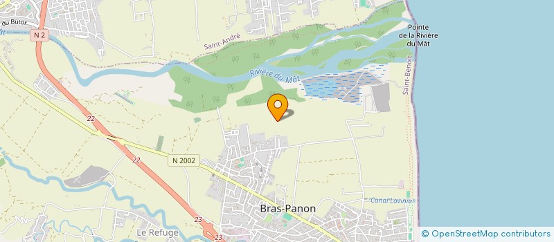 localisation de l'entreprise MONSIEUR CYRIL BALTHAZAR  BRAS-PANON