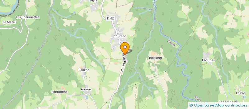 localisation de l'entreprise MONSIEUR CYRIL BARDIN  BEAUX