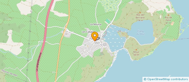 localisation de l'entreprise MONSIEUR CYRIL BARILLET  PEYRIAC-DE-MER