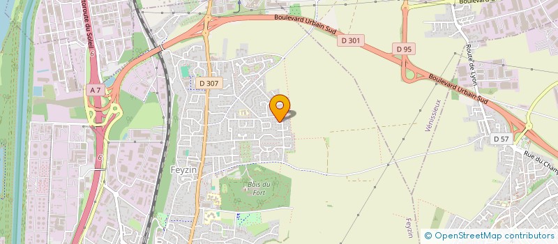 localisation de l'entreprise MONSIEUR CYRIL BARRATIER  FEYZIN