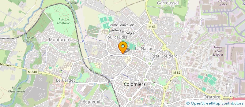 localisation de l'entreprise MONSIEUR CYRIL BARRAU à COLOMIERS