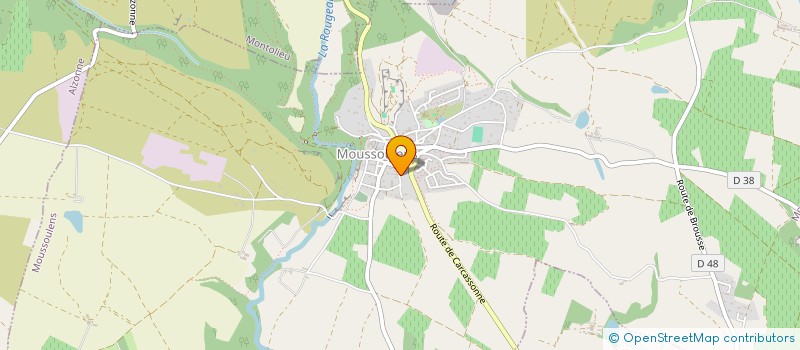 localisation de l'entreprise MONSIEUR CYRIL BARRAU  MOUSSOULENS