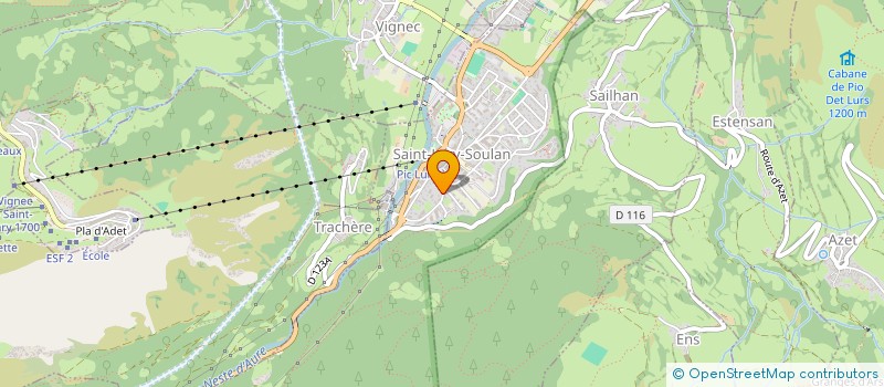 localisation de l'entreprise MONSIEUR CYRIL BARRON  SAINT-LARY-SOULAN