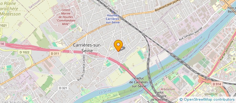 localisation de l'entreprise MONSIEUR CYRIL BARTOLO  CARRIERES-SUR-SEINE