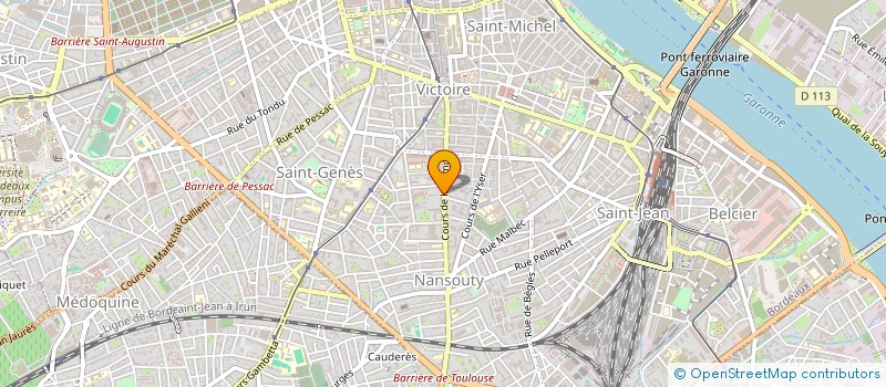 localisation de l'entreprise MONSIEUR CYRIL BAUD  BORDEAUX