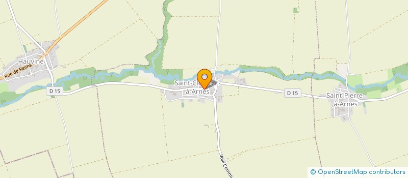 localisation de l'entreprise MONSIEUR CYRIL BAUDUIN  SAINT-CLEMENT-A-ARNES