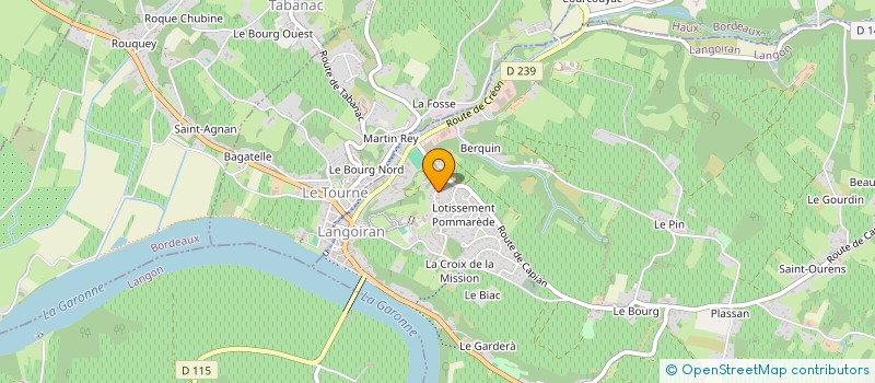 localisation de l'entreprise MONSIEUR CYRIL BAUMANN  BORDEAUX