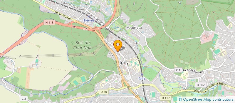 localisation de l'entreprise MONSIEUR CYRIL BAZIRIES à IGNY