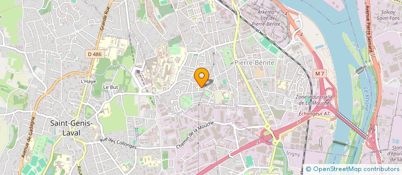 localisation de l'entreprise MONSIEUR CYRIL BEAUFORT à OULLINS-PIERRE-BENITE