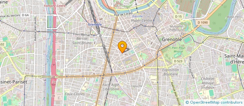 localisation de l'entreprise MONSIEUR CYRIL BELAN à GRENOBLE