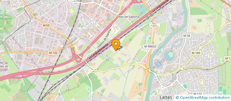 localisation de l'entreprise MONSIEUR CYRIL BELLEVRAT à LATTES