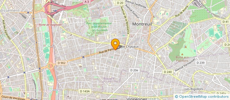 localisation de l'entreprise MONSIEUR CYRIL BEN SOUSSAN à MONTREUIL