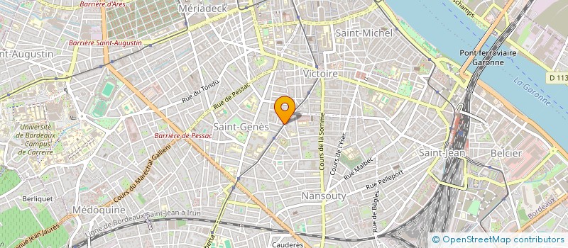 localisation de l'entreprise MONSIEUR CYRIL BENOIT  BORDEAUX