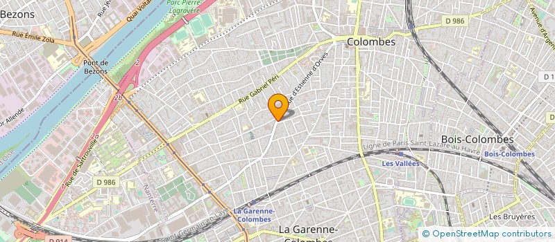 localisation de l'entreprise MONSIEUR CYRIL BENTARA GURUGE  COLOMBES