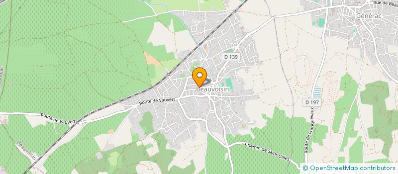 localisation de l'entreprise MONSIEUR CYRIL BERARD  BEAUVOISIN