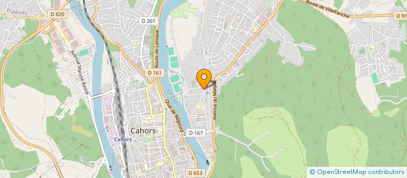 localisation de l'entreprise MONSIEUR CYRIL BERARD  CAHORS