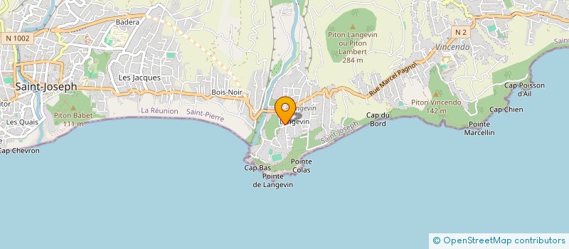 localisation de l'entreprise MONSIEUR CYRIL BERNON  SAINT-JOSEPH