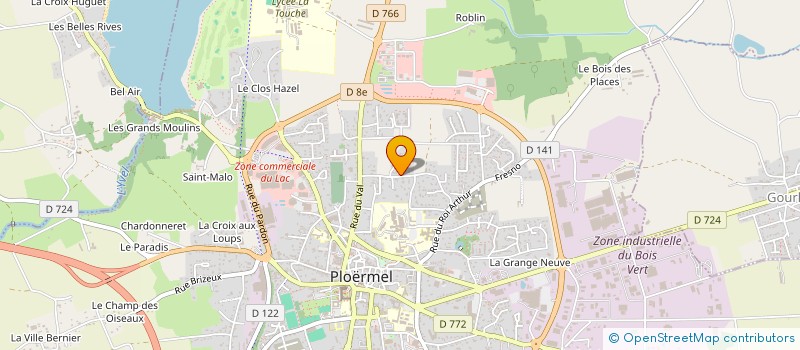 localisation de l'entreprise MONSIEUR CYRIL BERTA  PLOERMEL