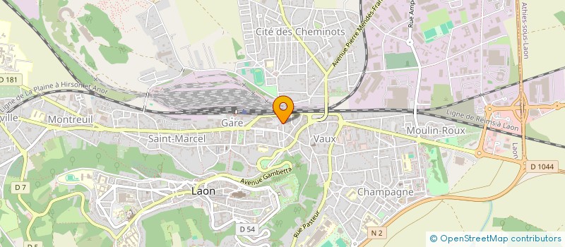 localisation de l'entreprise MONSIEUR CYRIL BERTHAULT  LAON