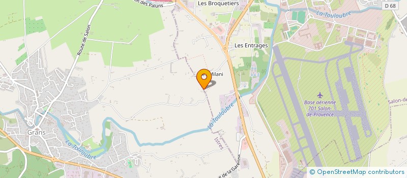 localisation de l'entreprise MONSIEUR CYRIL BERTORELLO  GRANS