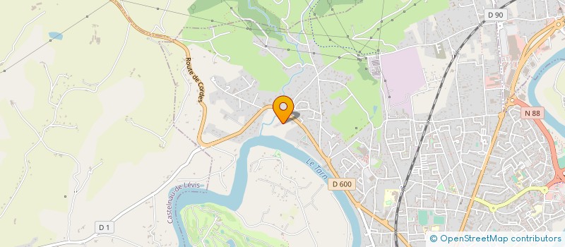 localisation de l'entreprise MONSIEUR CYRIL BERTRAND à ALBI