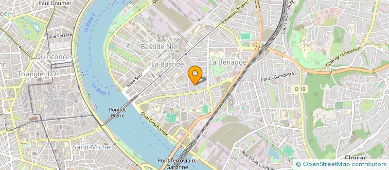 localisation de l'entreprise MONSIEUR CYRIL BESNARD  BORDEAUX