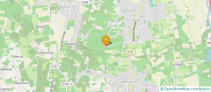 localisation de l'entreprise MONSIEUR CYRIL BESSAUD  LUCENAY