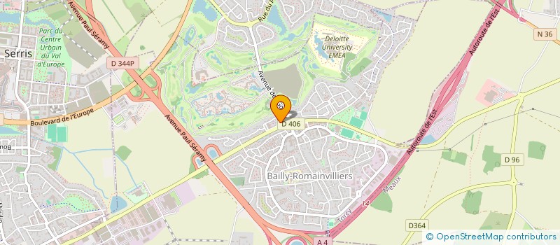 localisation de l'entreprise MONSIEUR CYRIL BETTONI  BAILLY-ROMAINVILLIERS