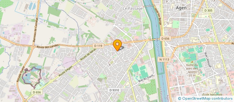 localisation de l'entreprise MONSIEUR CYRIL BEUCHER  LE PASSAGE