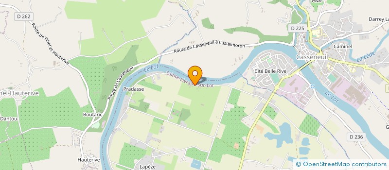 localisation de l'entreprise MONSIEUR CYRIL BIAU à SAINTE-LIVRADE-SUR-LOT