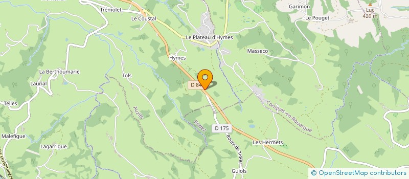 localisation de l'entreprise MONSIEUR CYRIL BINOIS  AUZITS