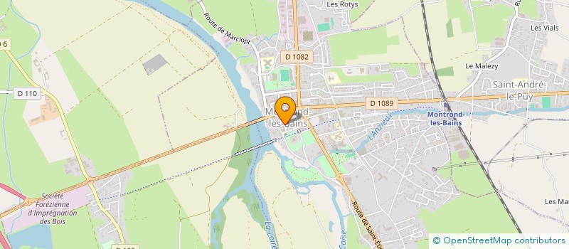 localisation de l'entreprise MONSIEUR CYRIL BISSEY  MONTROND-LES-BAINS