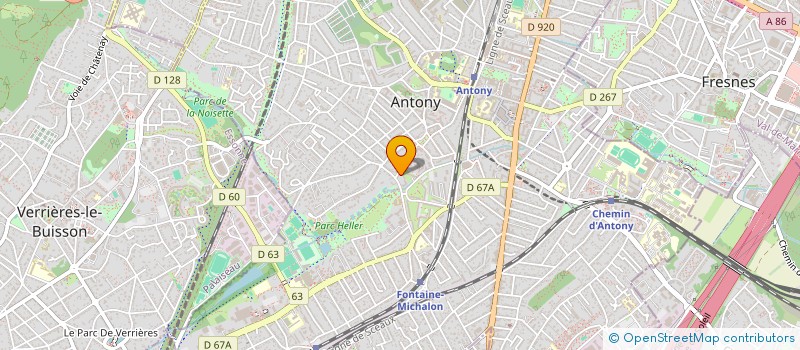 localisation de l'entreprise MONSIEUR CYRIL BIYONG à ANTONY