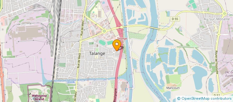 localisation de l'entreprise MONSIEUR CYRIL BLAIN  TALANGE