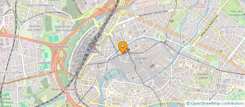 localisation de l'entreprise MONSIEUR CYRIL BLANC-LAPIERRE  STRASBOURG