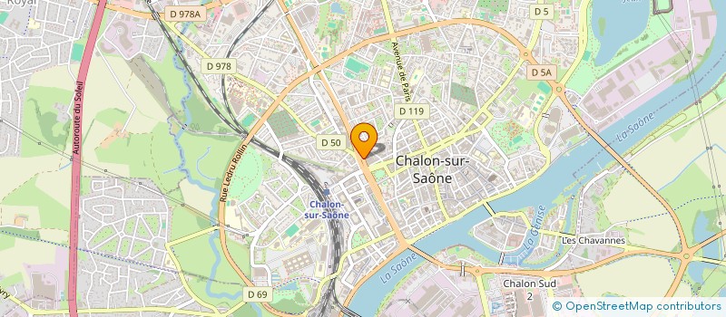 localisation de l'entreprise MONSIEUR CYRIL BLANCHARD à CHALON-SUR-SAONE