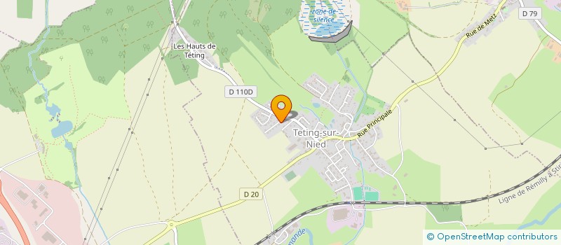 localisation de l'entreprise MONSIEUR CYRIL BLANQUET  TETING-SUR-NIED